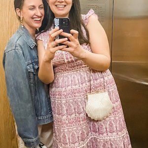 Bindu Block Print Dress